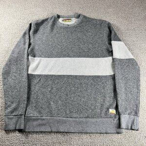 SLVDR Textured Striped Long Sleeve Pullover Sweatshirt Men’s Size Medium